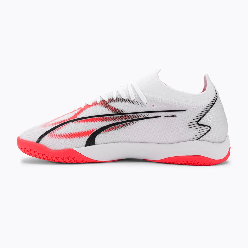 Férfi PUMA Ultra Match IT futballcipő puma fehér/puma fekete/tüzes orchidea 10