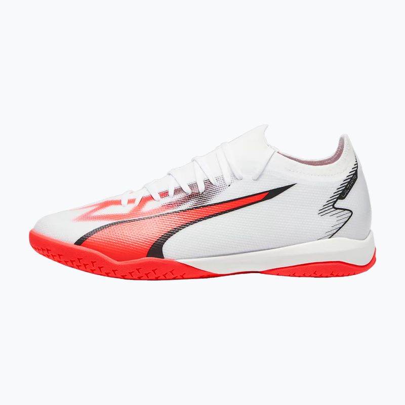 Férfi PUMA Ultra Match IT futballcipő puma fehér/puma fekete/tüzes orchidea 11