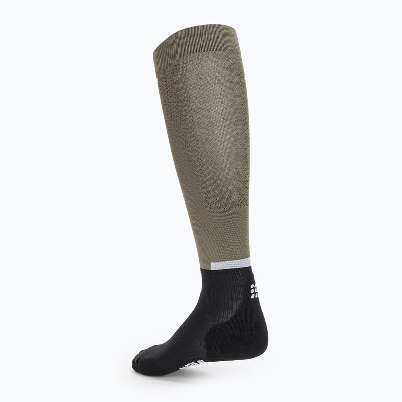 Férfi kompressziós futó zoknimęskie CEP Tall 4.0 olive/black 3