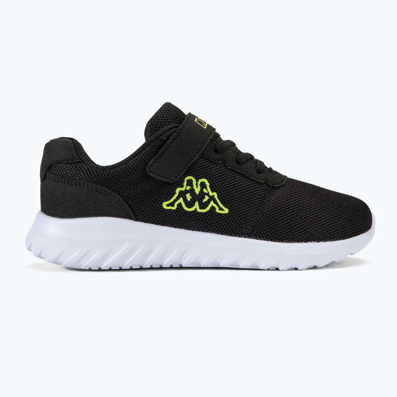Gyerek szandál Kappa Tulasa black/lime 2