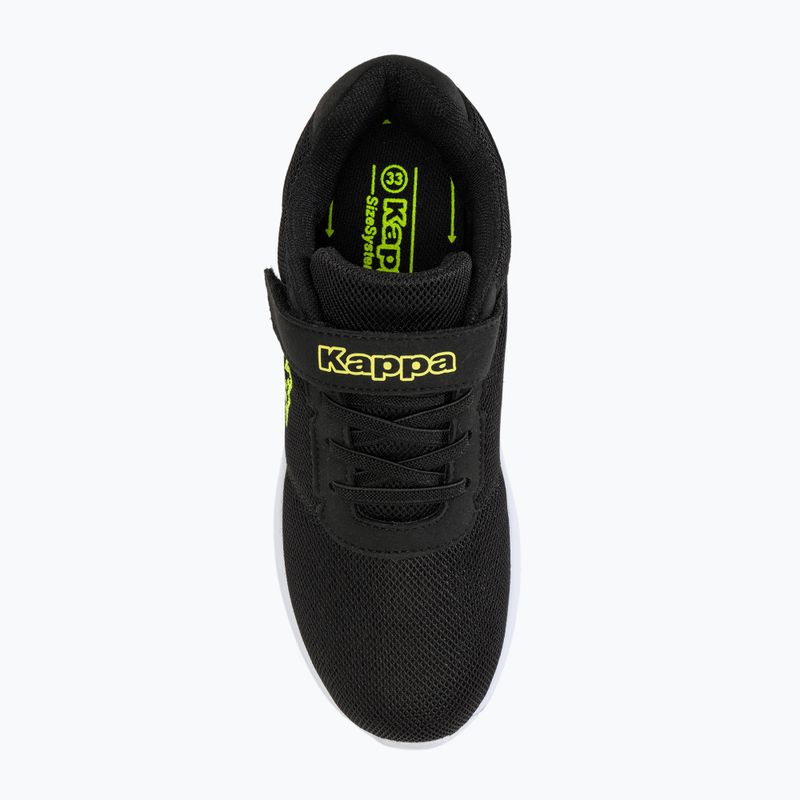 Gyerek szandál Kappa Tulasa black/lime 5