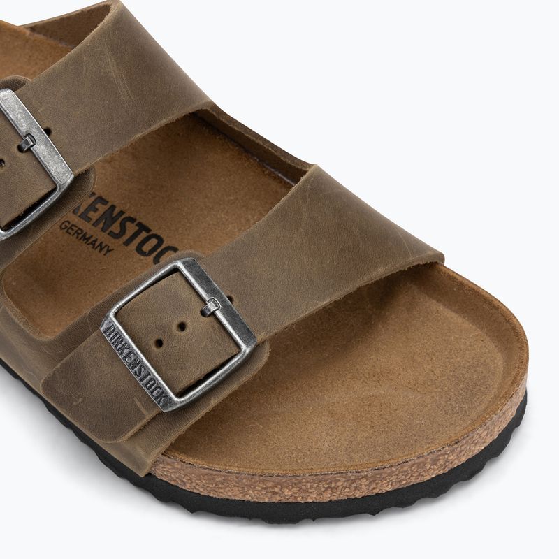 BIRKENSTOCK Arizona LEOI Regular fakó fakó flip-flopok 7