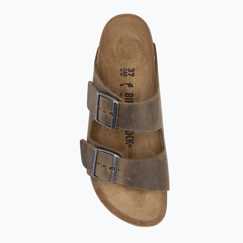 BIRKENSTOCK Arizona LEOI Narrow fakó fakó khaki flip-flopok 5