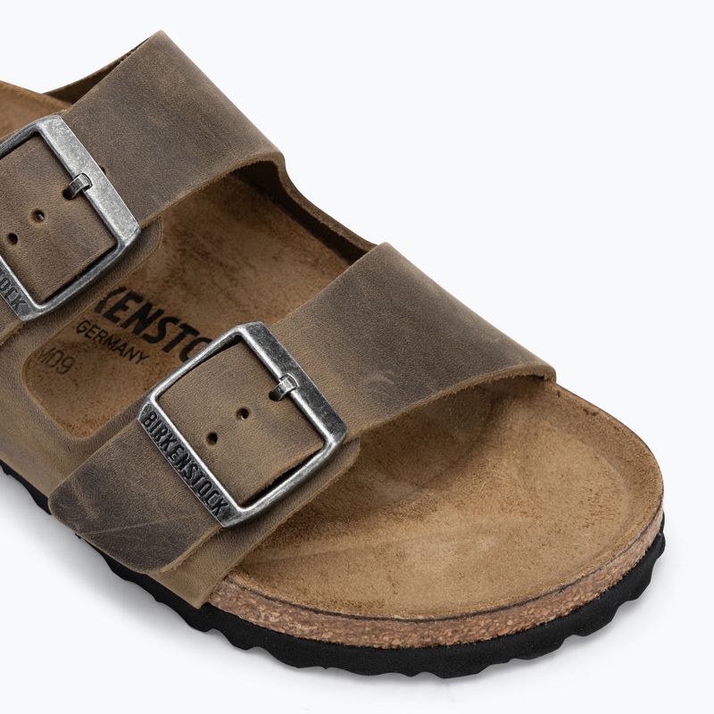 BIRKENSTOCK Arizona LEOI Narrow fakó fakó khaki flip-flopok 7