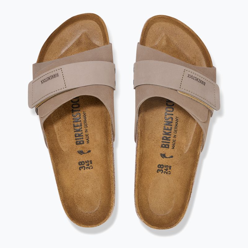 Női flip-flopok BIRKENSTOCK Oita W LENB/LEVE Narrow taupe 10