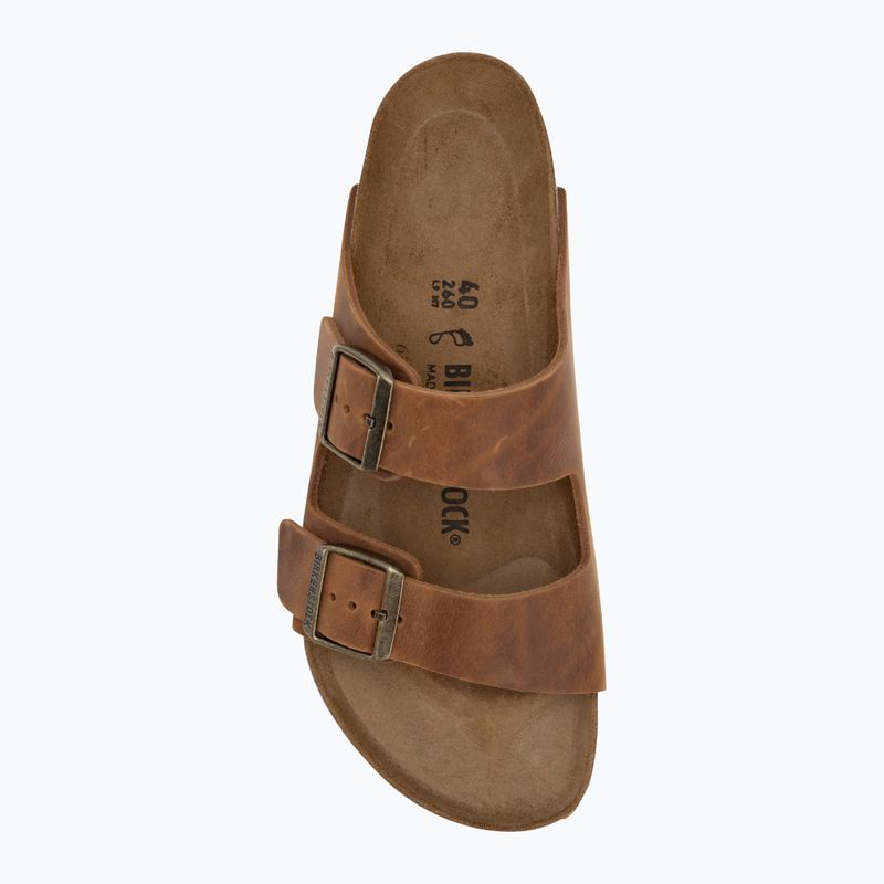BIRKENSTOCK Arizona LEOI Regular konyak színű flip-flopok 5