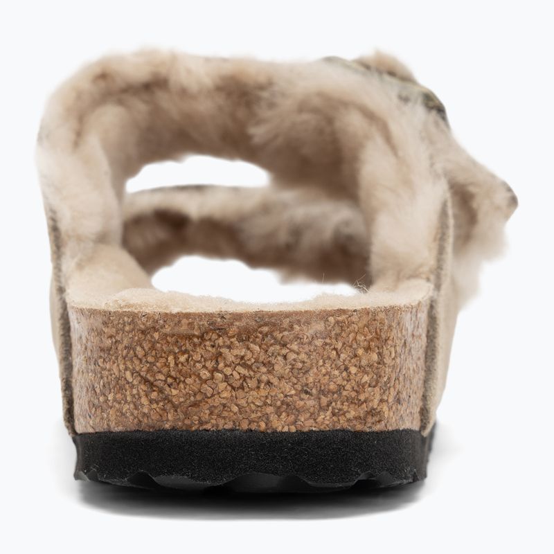 BIRKENSTOCK Arizona Shearling SL Narrow taupe színű flip-flopok 6
