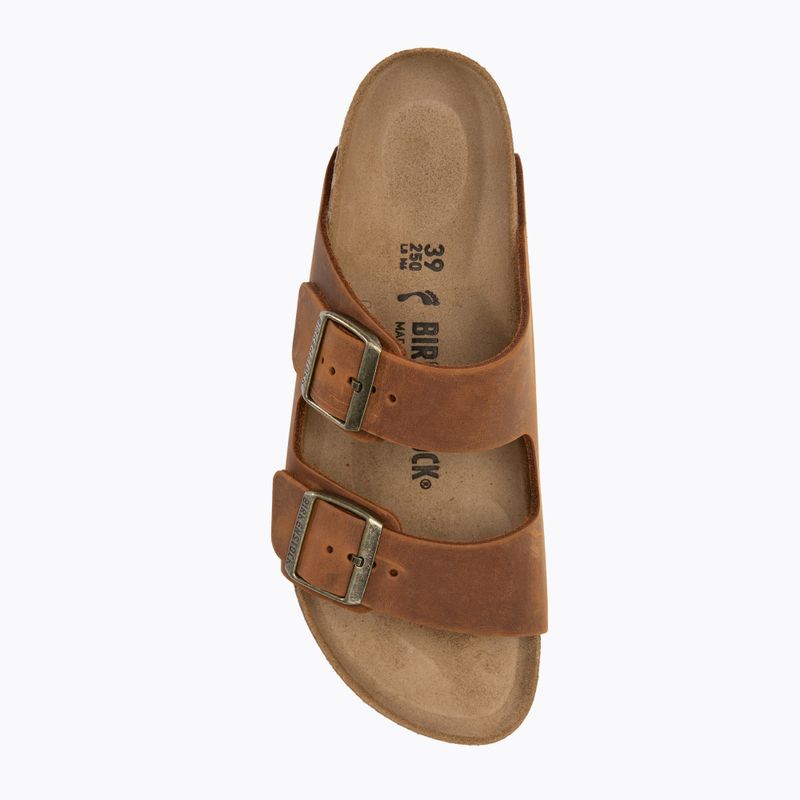 BIRKENSTOCK Arizona LEOI Narrow konyakszínű flip-flopok 5