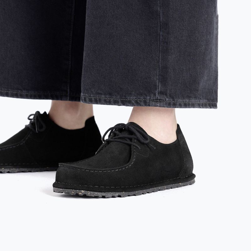 Cipő BIRKENSTOCK Utti Lace Suede Leather Regular black 9