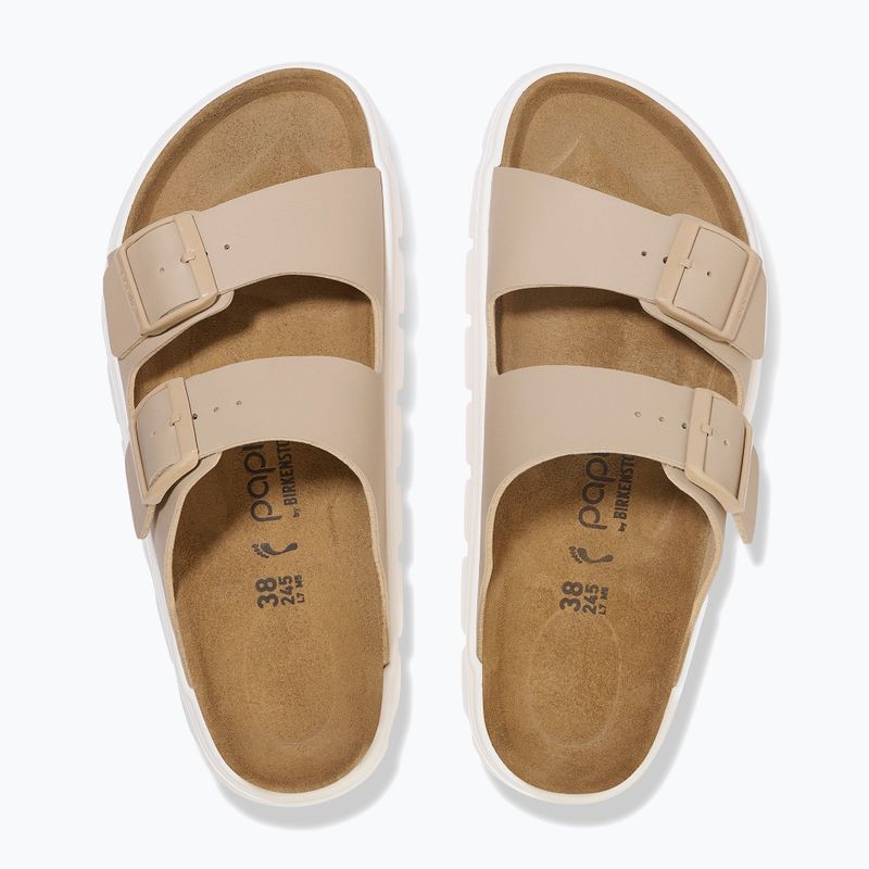 Női papucsok BIRKENSTOCK Arizona Chunky Birko-Flor sandcastle 3