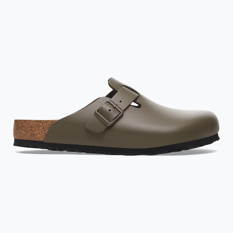 BIRKENSTOCK flip-flop Boston NL Regular sima bőr beton szürke 2