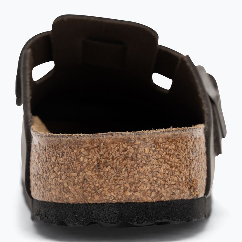 BIRKENSTOCK flip-flop Boston NL Regular sima bőr beton szürke 6
