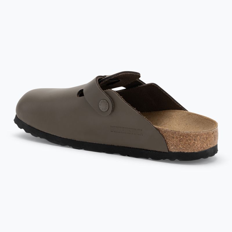 BIRKENSTOCK flip-flop Boston NL Narrow sima bőr beton szürke 3