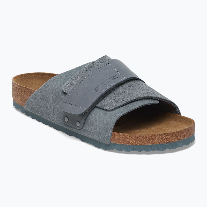BIRKENSTOCK Kyoto LENB/LEVE keskeny flip-flop bazalt szürke 2