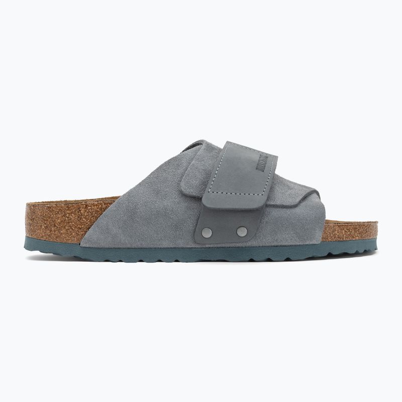 BIRKENSTOCK Kyoto LENB/LEVE keskeny flip-flop bazalt szürke 2