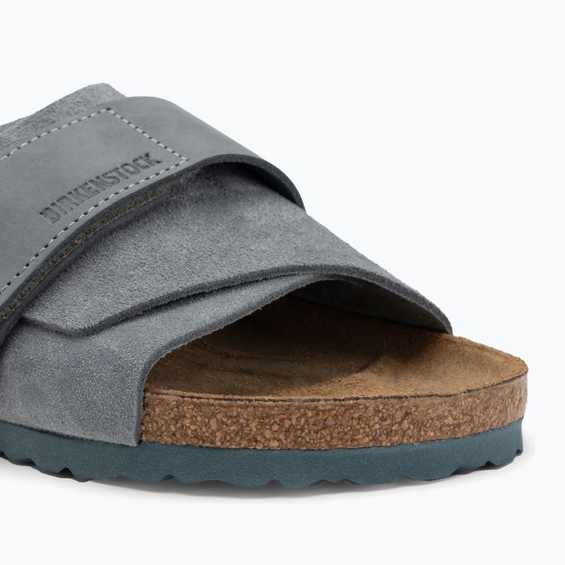 BIRKENSTOCK Kyoto LENB/LEVE keskeny flip-flop bazalt szürke 7