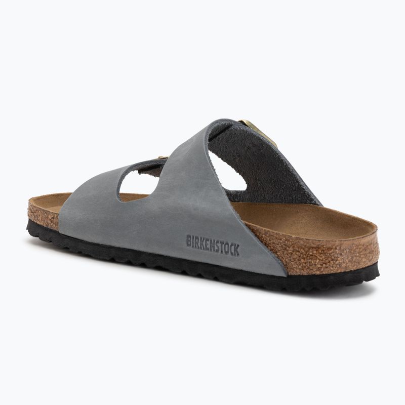 Női papucsok BIRKENSTOCK Arizona LEOI Narrow basalt gray 3