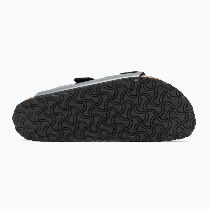 BIRKENSTOCK Arizona BF Narrow metálfekete flip-flopok 4