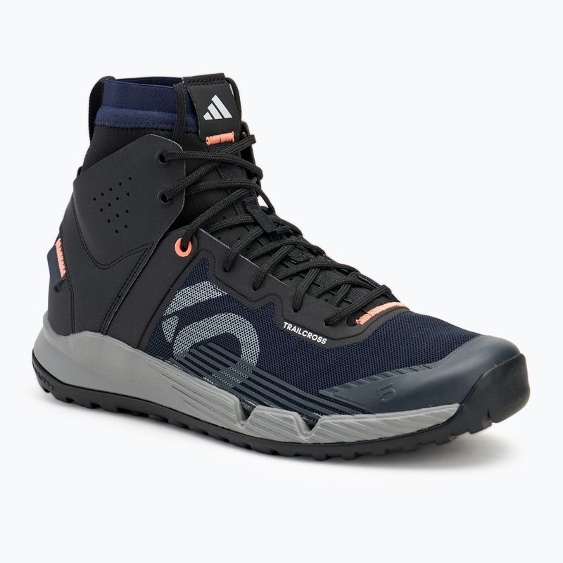 Kerékpáros cipő, platform, férfi adidas FIVE TEN Trailcross Mid Pro legend ink/grey three/coral fusion