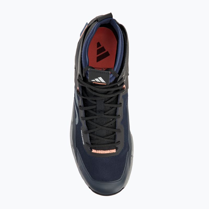 Kerékpáros cipő, platform, férfi adidas FIVE TEN Trailcross Mid Pro legend ink/grey three/coral fusion 5