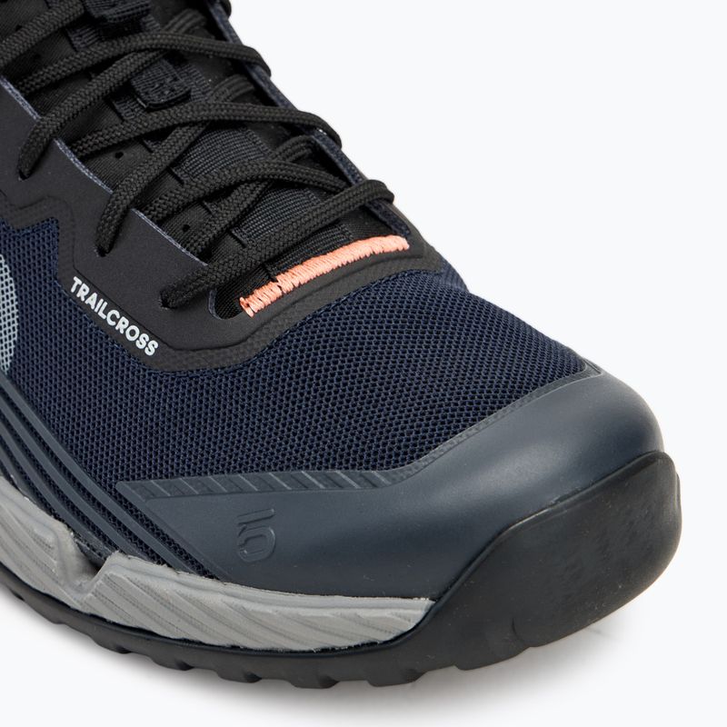 Kerékpáros cipő, platform, férfi adidas FIVE TEN Trailcross Mid Pro legend ink/grey three/coral fusion 7