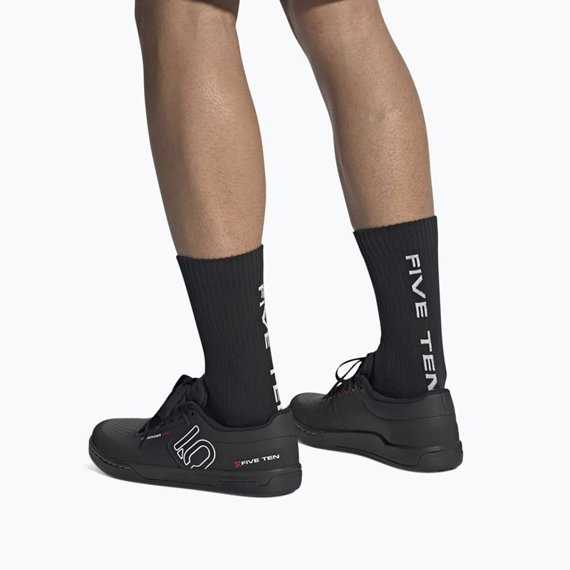Férfi adidas FIVE TEN Freerider Pro core fekete/felhő fehér/felhő fehér platform kerékpáros cipő 7