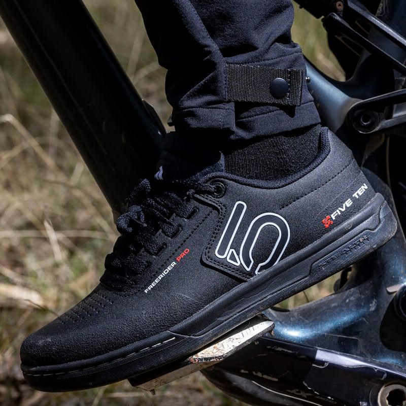 Férfi adidas FIVE TEN Freerider Pro core fekete/felhő fehér/felhő fehér platform kerékpáros cipő 8