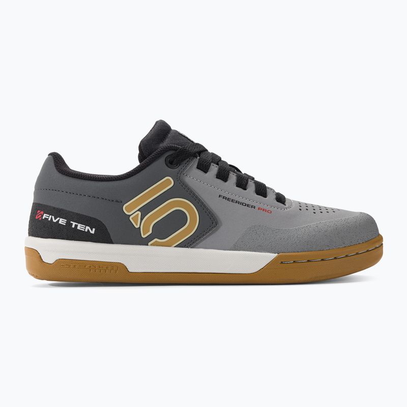 Férfi platform kerékpáros cipő adidas FIVE TEN Freerider Pro szürke három/bronz strata/mag fekete 2