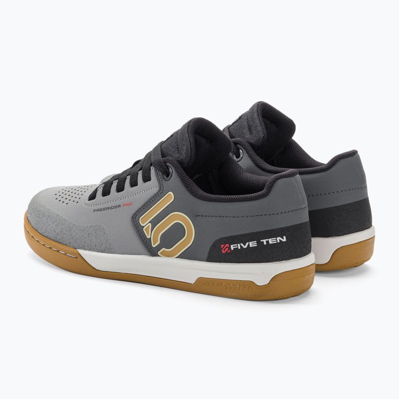 Férfi platform kerékpáros cipő adidas FIVE TEN Freerider Pro szürke három/bronz strata/mag fekete 4