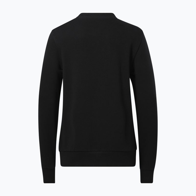 Női Reebok Identity Small Logo French Terry Crew melegítőfelső fekete 2