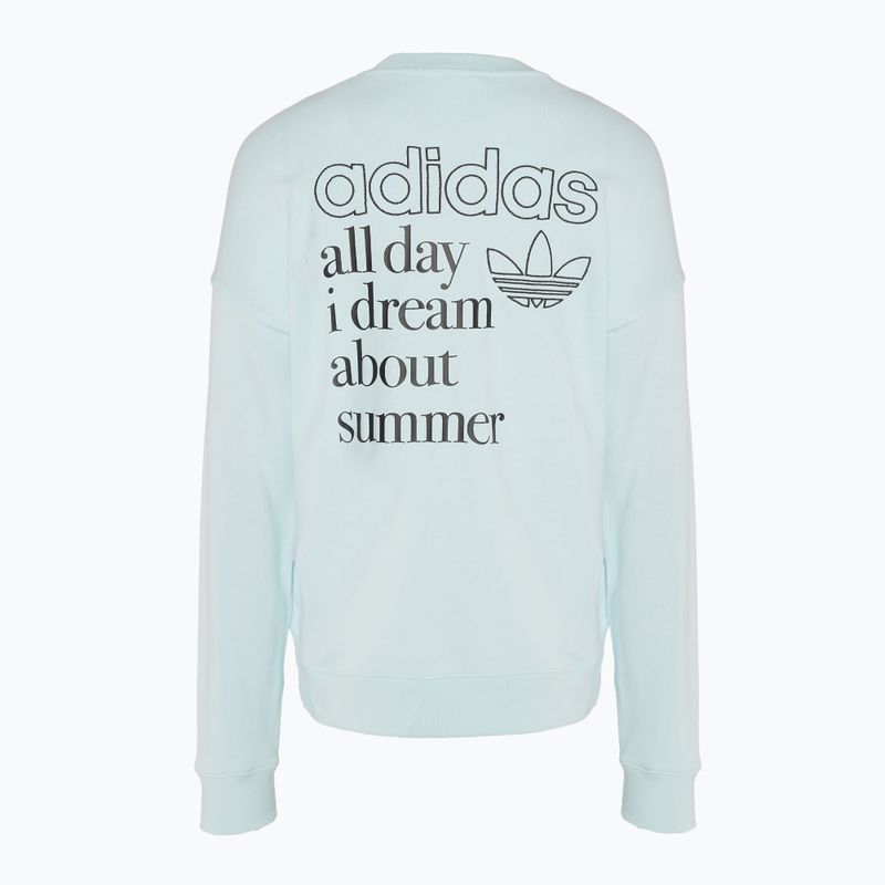 Női adidas Graphic pulóver szinte kék 2