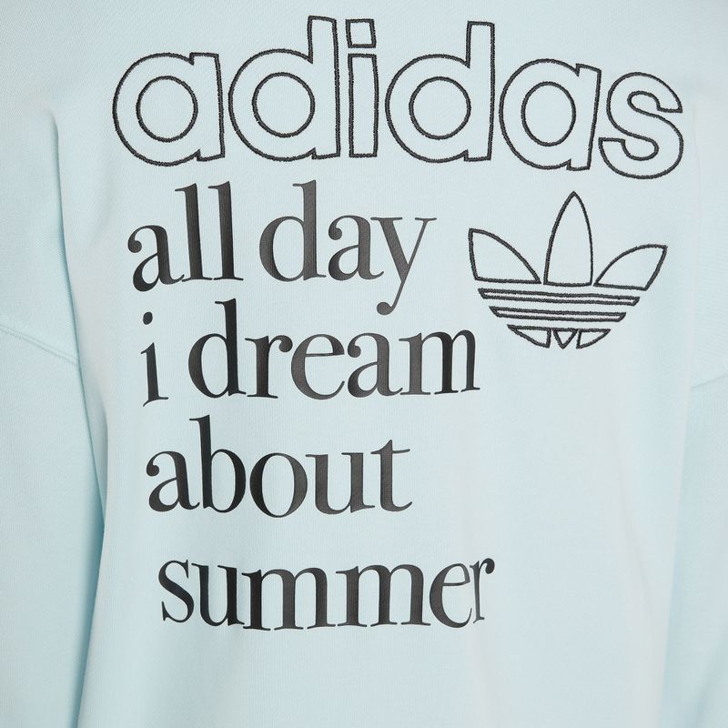Női adidas Graphic pulóver szinte kék 4