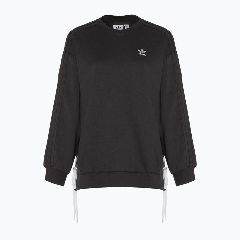 Női adidas Laced Crew pulóver fekete