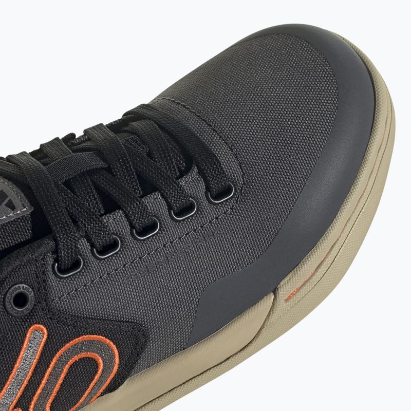 Női platform kerékpáros cipő adidas FIVE TEN Freerider Pro Canvas W szürke hat/szürke négy/impact narancs 12