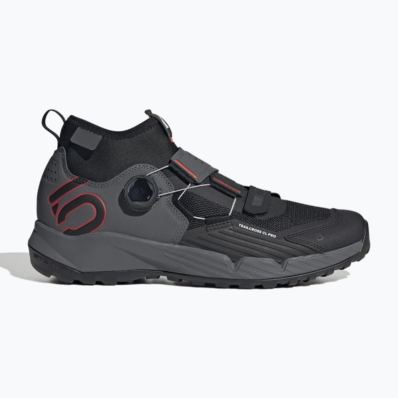 Kerékpáros cipő MTB férfi adidas FIVE TEN Trailcross Pro Clip-In grey five / core black / red