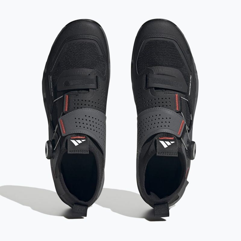 Kerékpáros cipő MTB férfi adidas FIVE TEN Trailcross Pro Clip-In grey five / core black / red 5