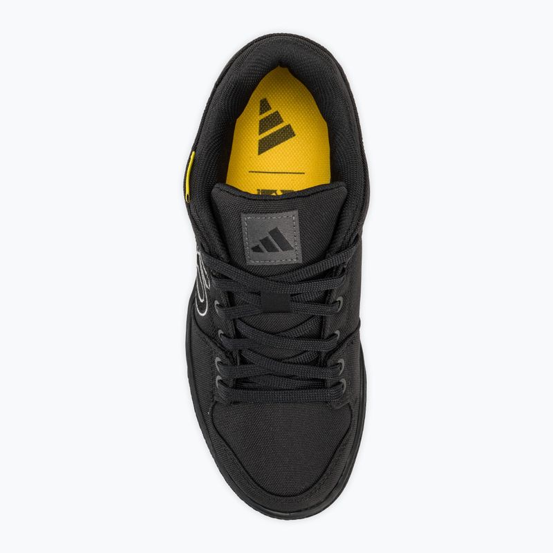 Férfi platform kerékpáros cipő adidas FIVE TEN Freerider Canvas core black/dgh solid grey/grey five 5