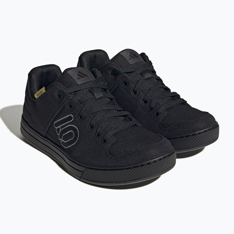 Férfi platform kerékpáros cipő adidas FIVE TEN Freerider Canvas core black/dgh solid grey/grey five 8