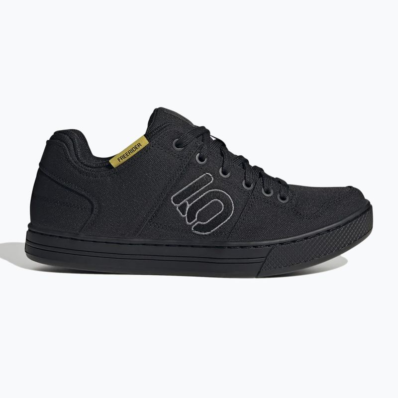 Férfi platform kerékpáros cipő adidas FIVE TEN Freerider Canvas core black/dgh solid grey/grey five 9