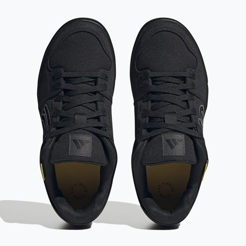 Férfi platform kerékpáros cipő adidas FIVE TEN Freerider Canvas core black/dgh solid grey/grey five 11
