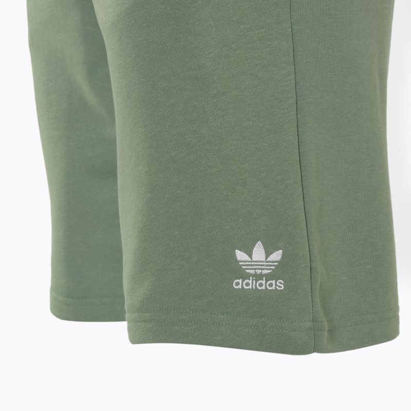 Férfi adidas Essential + Kenderrel készült ezüst zöld rövidnadrág 3