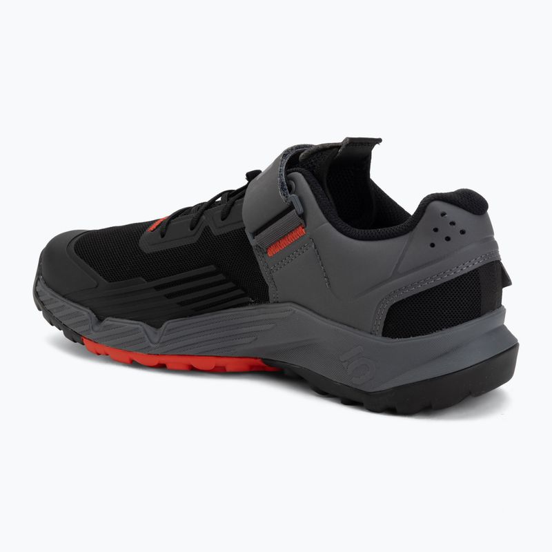 Férfi kerékpáros cipő MTB adidas FIVE TEN Trailcross Clip In core black/grey three/red 3