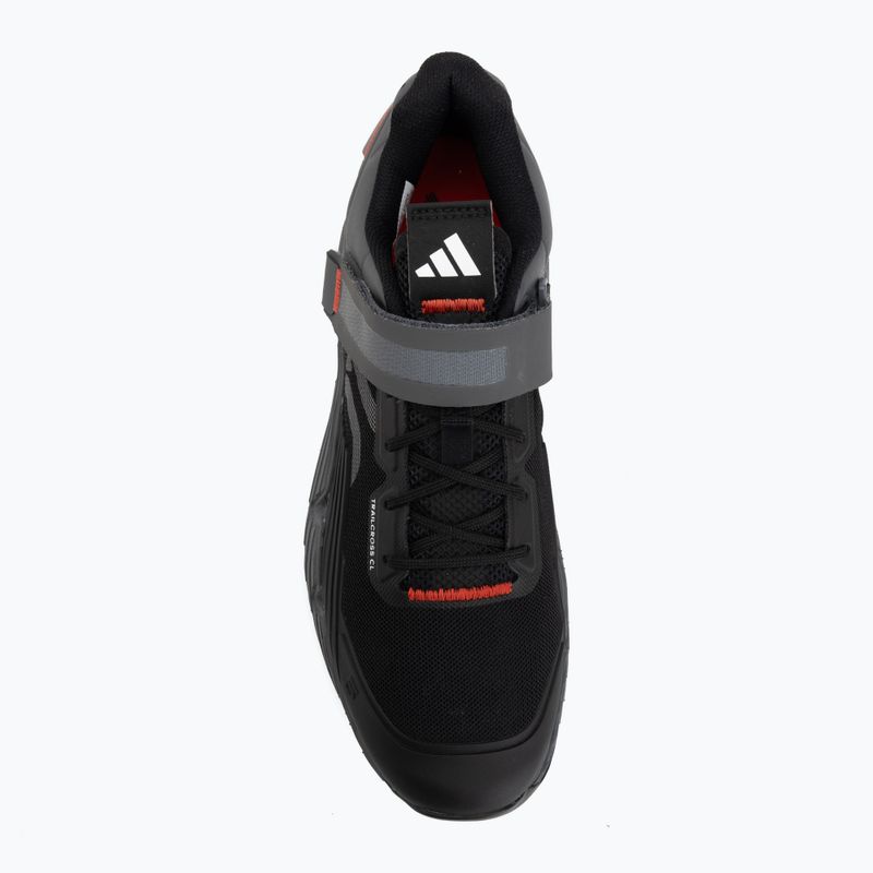 Férfi kerékpáros cipő MTB adidas FIVE TEN Trailcross Clip In core black/grey three/red 5