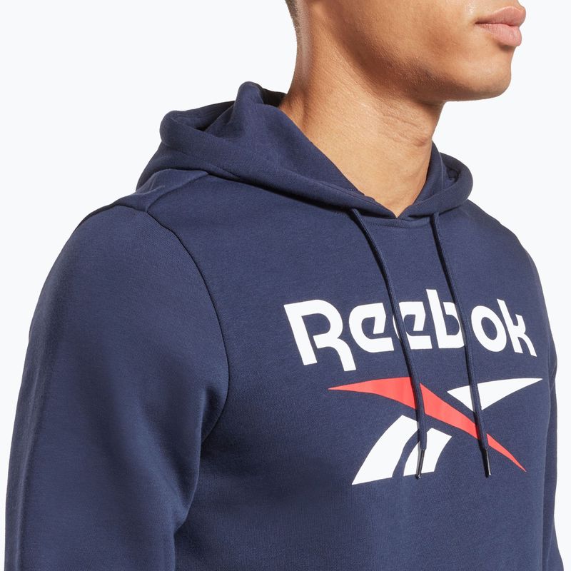 Férfi Reebok Reebok Identity Big Logo Fleece kapucnis pulóver vecnav 4