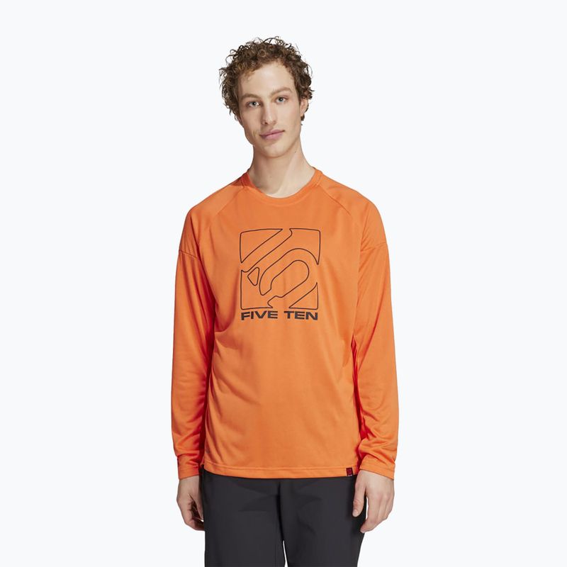 Kerékpáros póló adidas FIVE TEN Long Sleeve Jersey semi impact orange 3