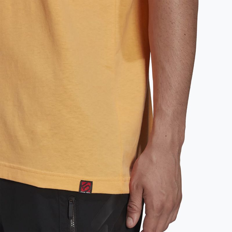 Férfi adidas FIVE TEN Brand Of The Brave póló, homályos narancs 6