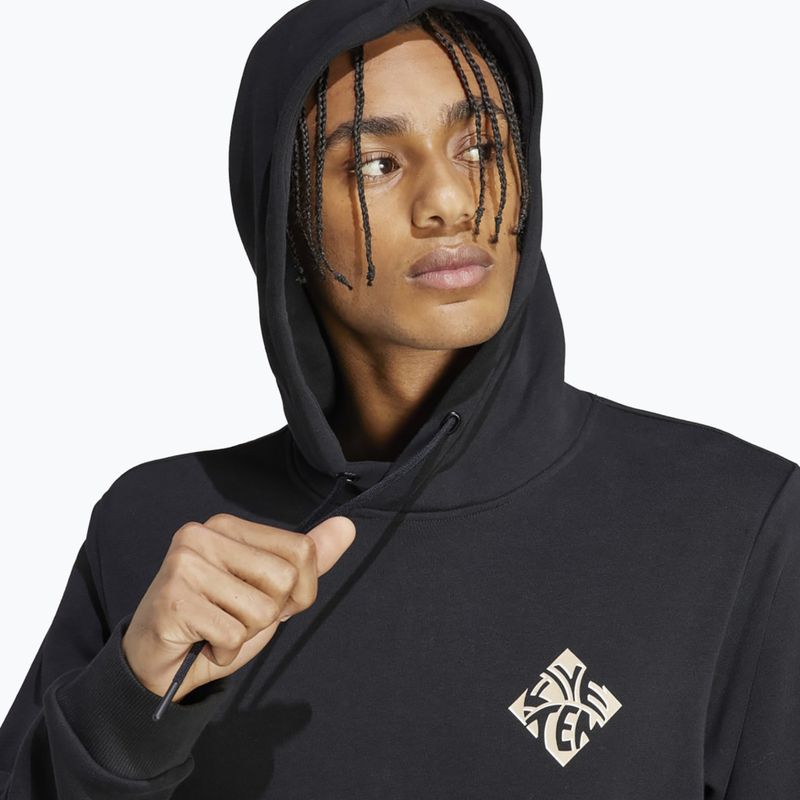 Férfi kerékpáros pulóver adidas FIVE TEN Graphic Hoodie black / savannah 5