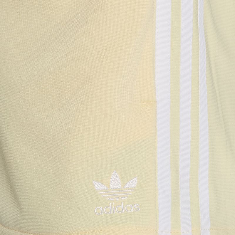 Női rövidnadrág adidas Adicolor 3-Stripes szinte sárga 3