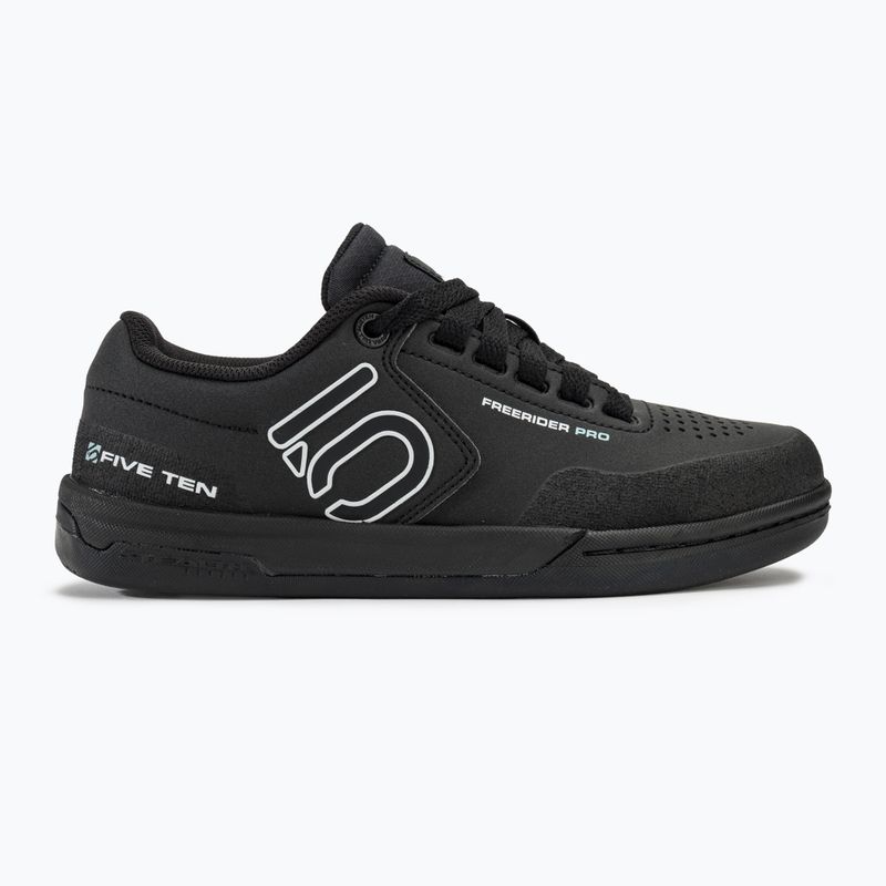 Női platform kerékpáros cipő adidas FIVE TEN Freerider Pro core black/crystal white/acid mint 2