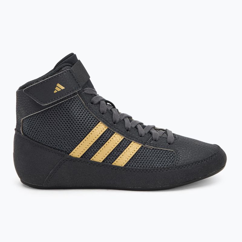Gyermek birkózó cipő adidas Havoc zöld hat/ matt arany/ core fekete 2
